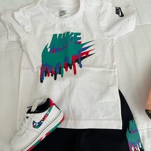 Kids Nike outfit and shoes